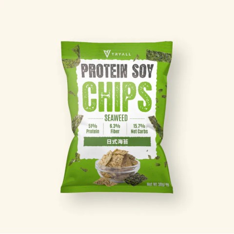 台灣Tryall 大豆蛋白酥脆脆(日式海苔味) 30克