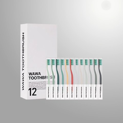 韓國RoRoBELL WAWA 微刷毛牙刷 12支裝
