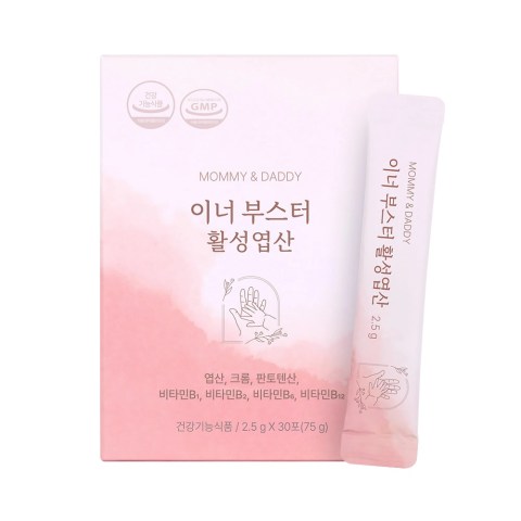 韓國MOMMY ＆ DADDY 天然活性葉酸 2.5克*30包